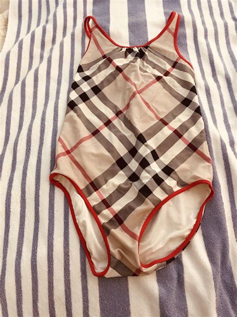 blue burberry bathing suit|burberry bathing suit one piece.